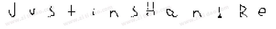 JustinsHand Regular字体转换